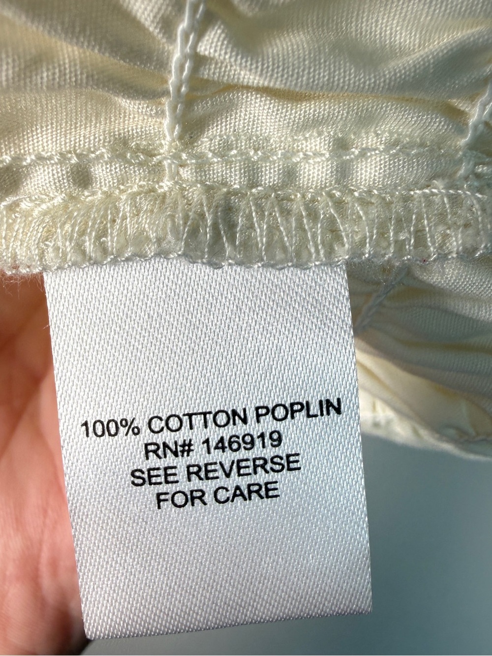 FRESHMAN 1996 Ivory Smocked Crop Top, Ruffle Strap Cottagecore Coastal XL - Picture 6 of 7